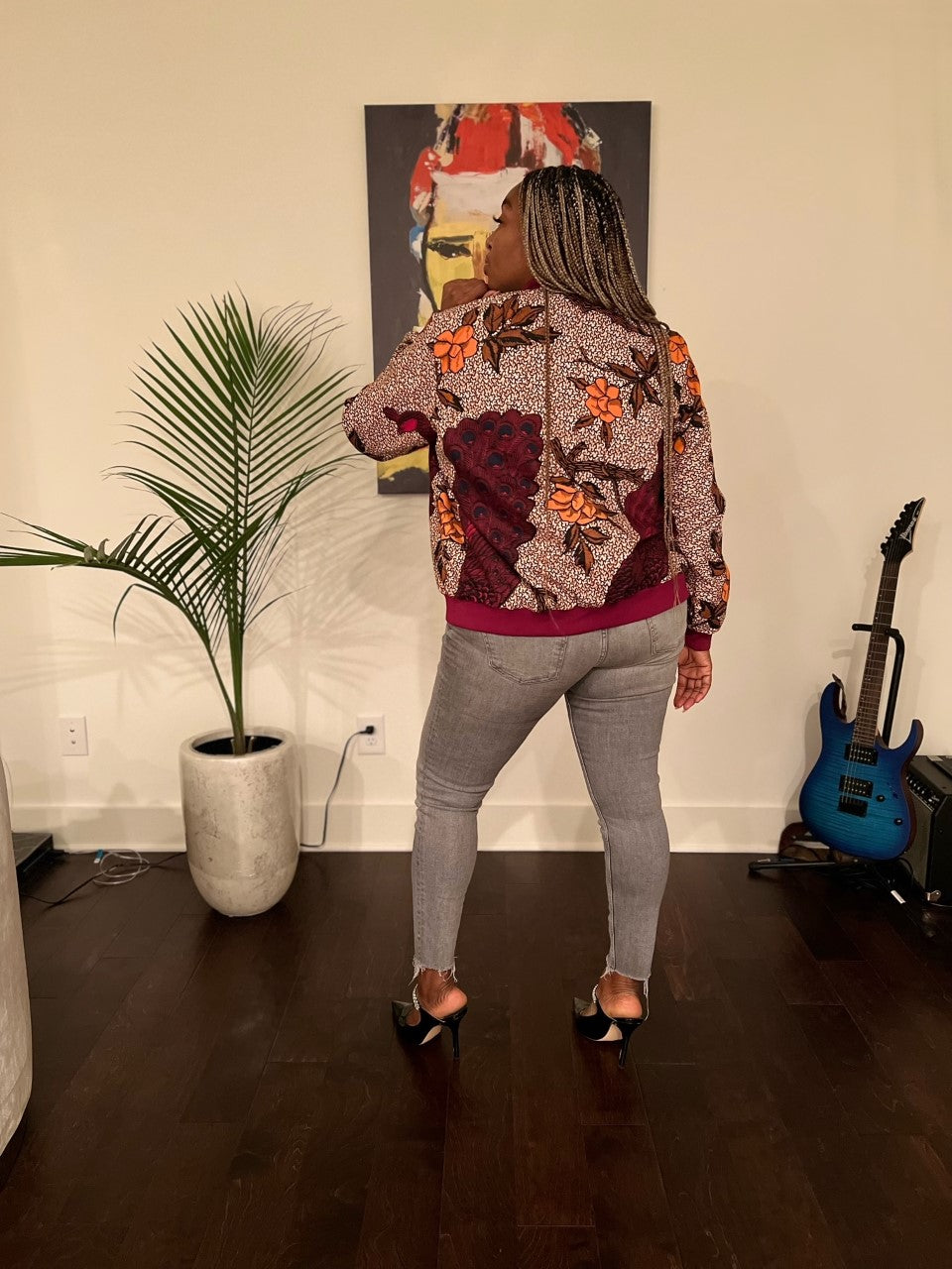 Ankara Bomber Jacket